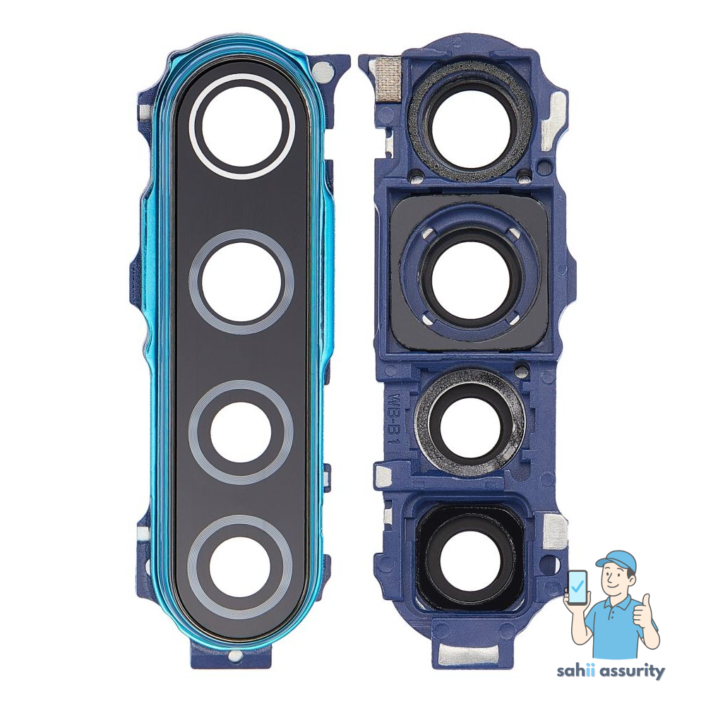 Camera Lens Glass with Frame for Xiaomi Redmi Note 8 Blue